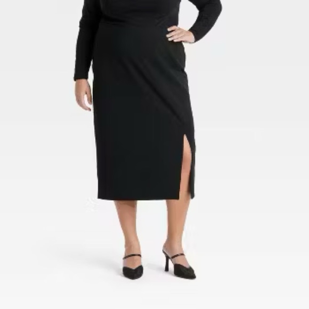 Ava & Viv Black Women's Skirt